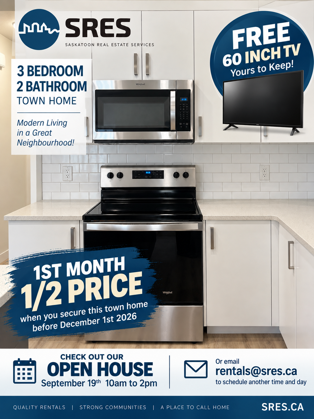 Brand New Brighton Rentals 3 Bed and 2 Full Bathroom 